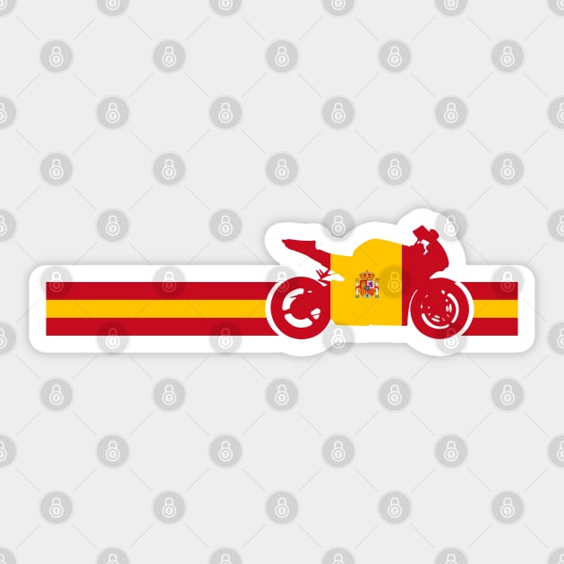 Spanish Motorcycle Sticker by biggeek